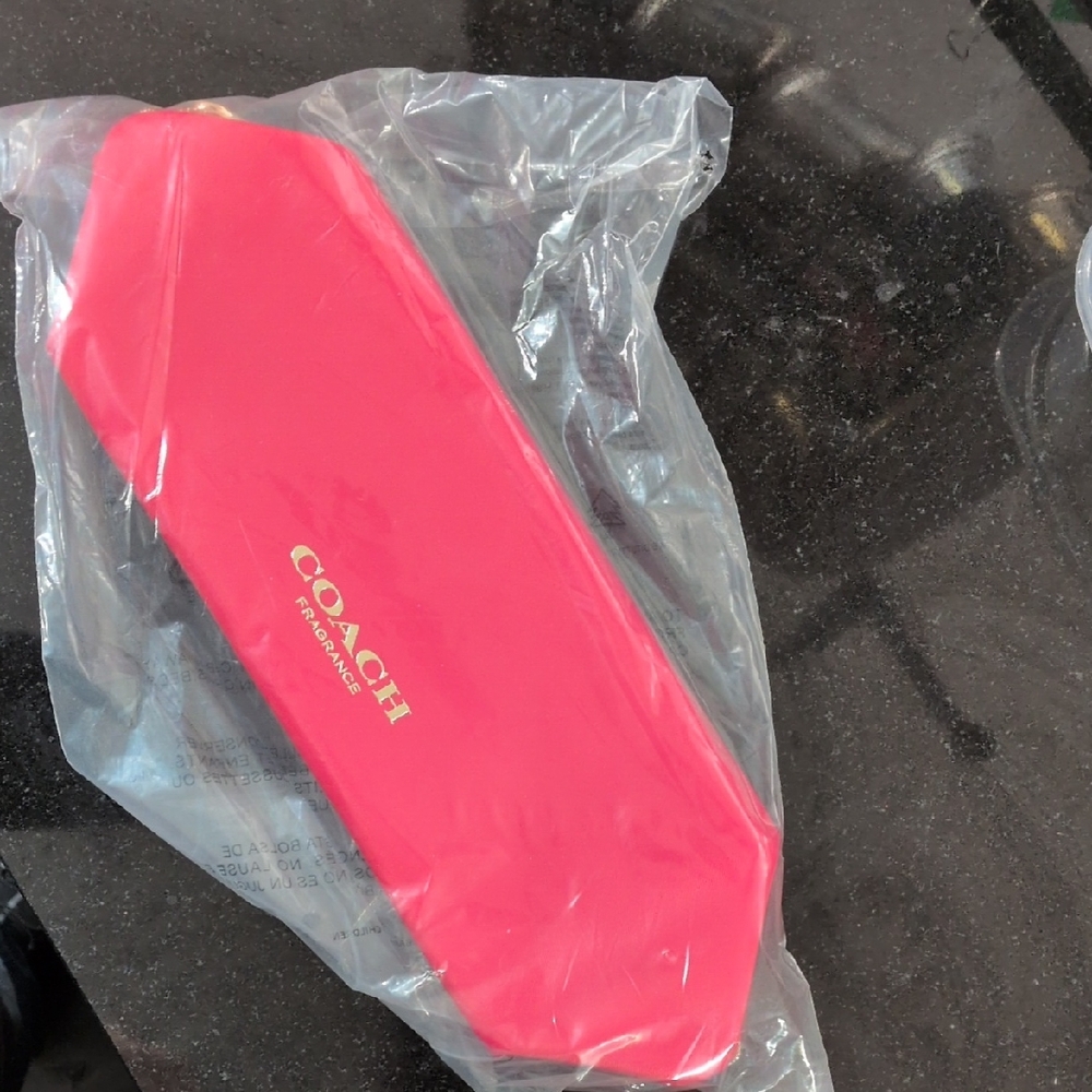 Coach Vibrant Pink Cosmetics Pouch
